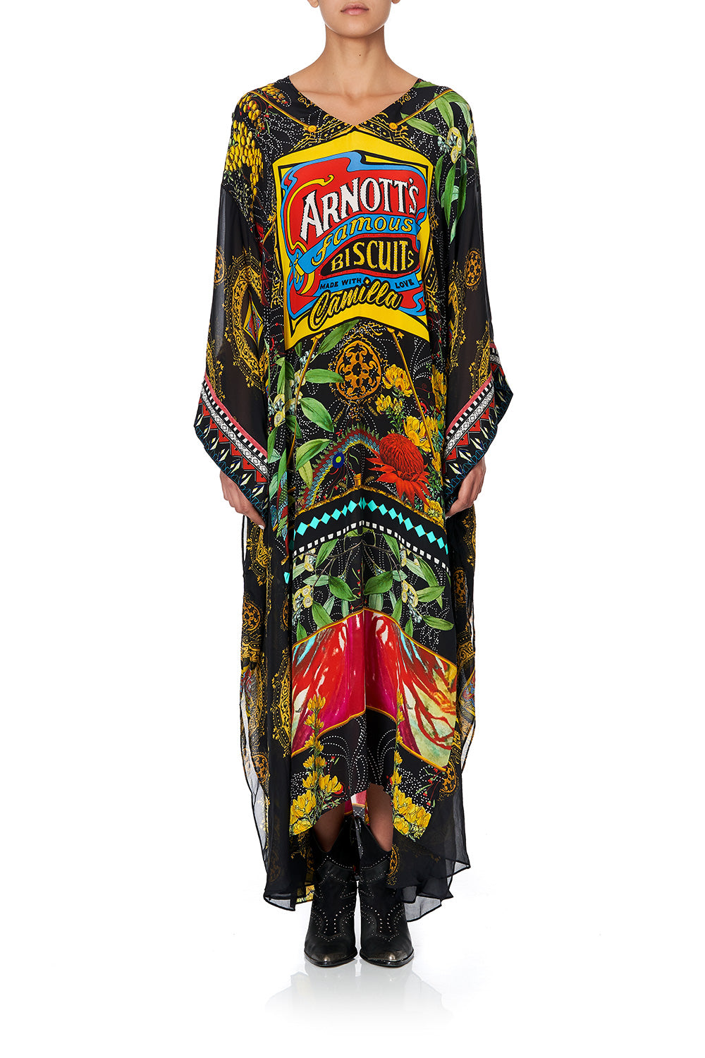 KAFTAN WITH SHEER SLEEVE ARNOTTS