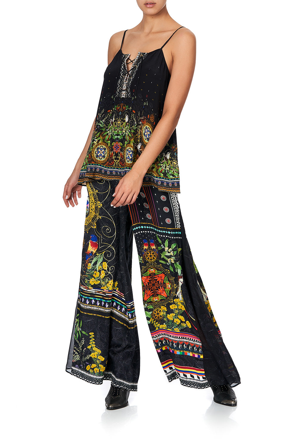 LACE UP FRONT CAMI BLACKHEATH BETTY