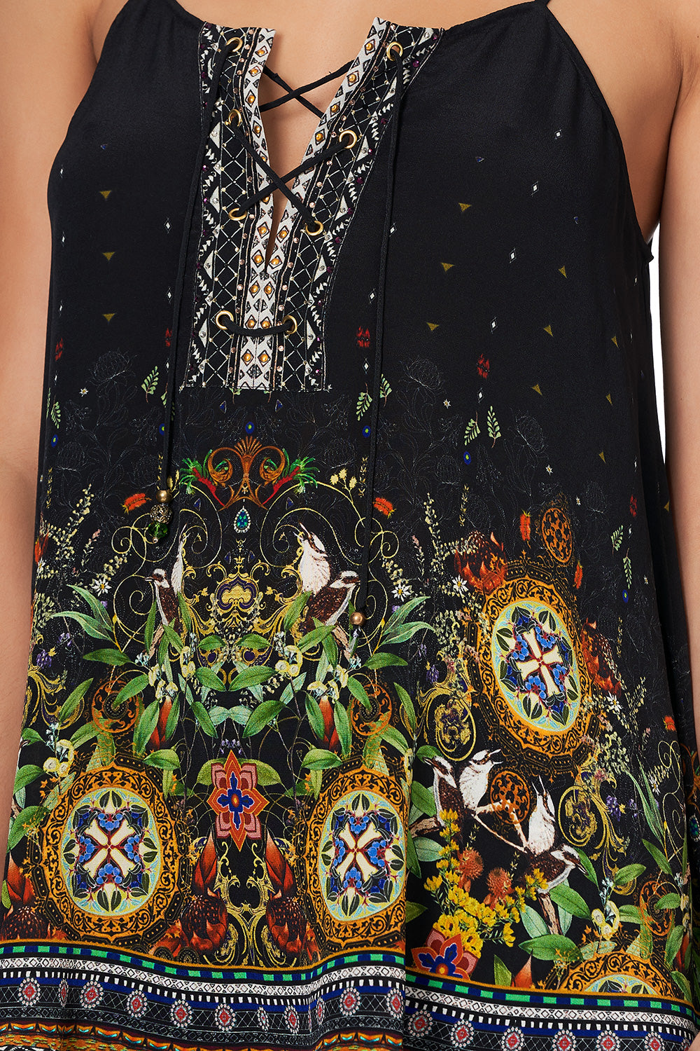 LACE UP FRONT CAMI BLACKHEATH BETTY