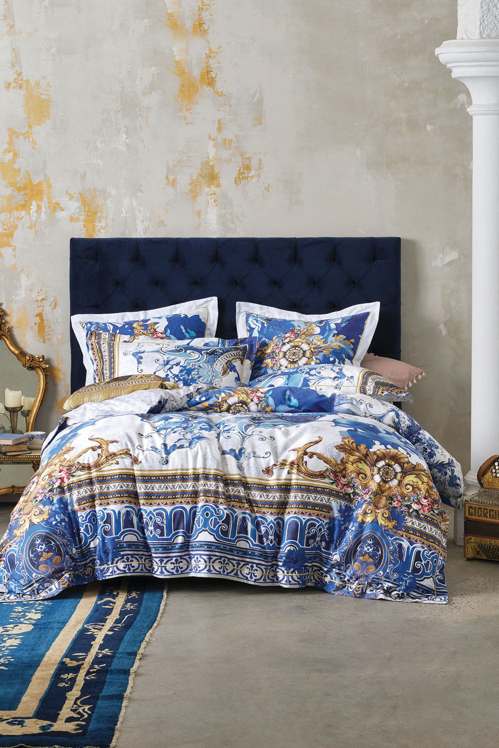 KING BED QUILT COVER SET SAINT GERMAINE