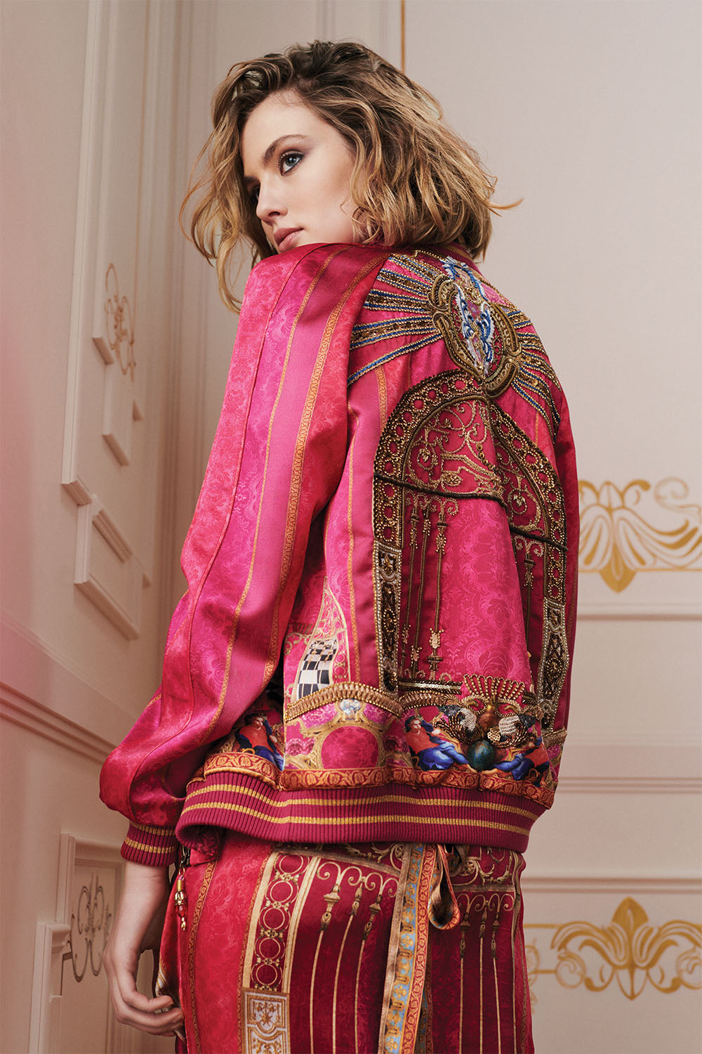 RAGLAN SLEEVE BOMBER JACKET LOUNGE HOUR