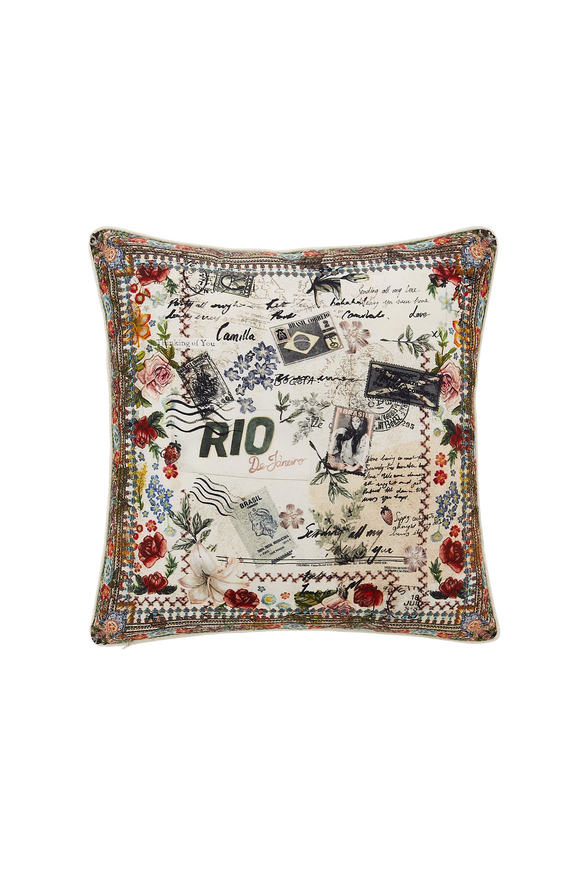 MEMORY LANE SMALL SQUARE CUSHION