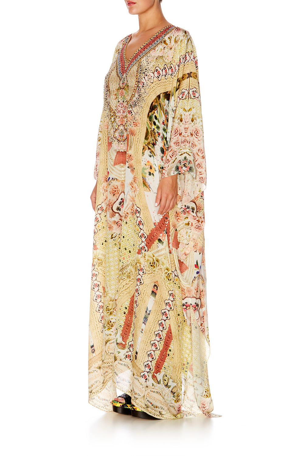 MY SUMMER LOVE SPLIT FRONT & SLEEVE KAFTAN