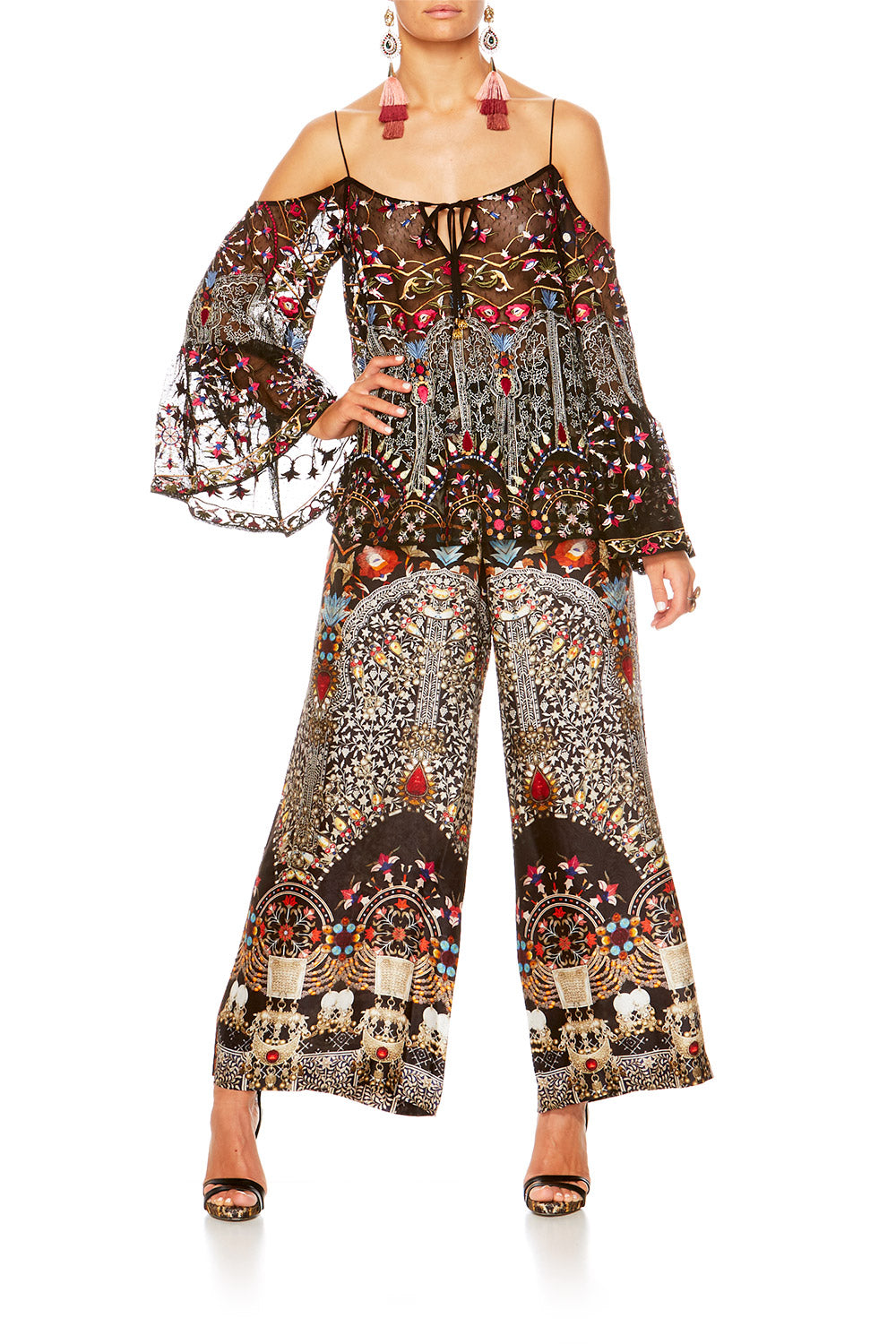 CHAMBER OF REFLECTIONS LOUNGE TROUSER W TIE WAIST