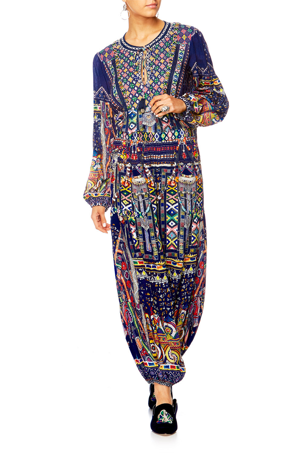 WHERE YOULL FIND ME BALLOON HEM HAREM PANTS