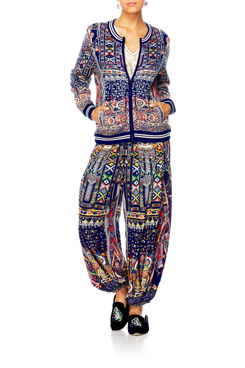 WHERE YOULL FIND ME BALLOON HEM HAREM PANTS