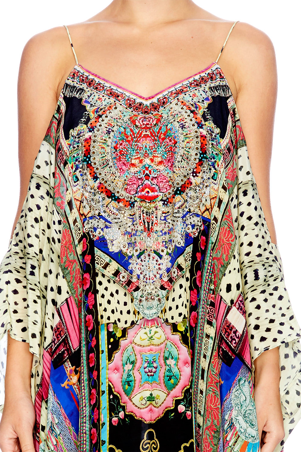 ABOUT A GIRL SHOESTRING STRAP KAFTAN