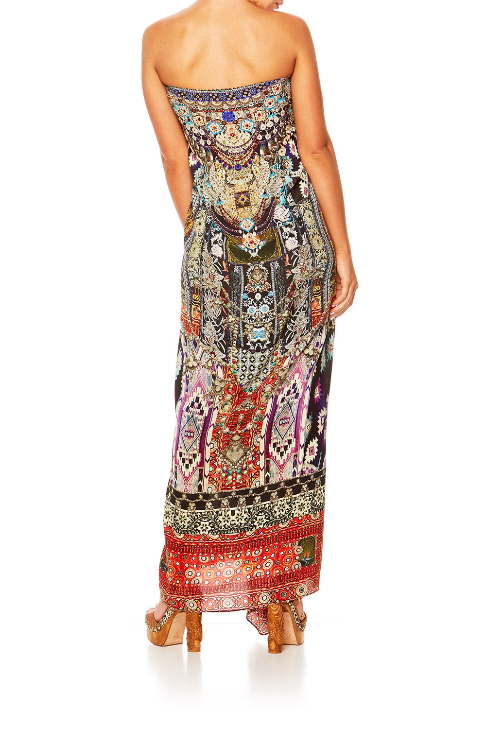 CAMILLA JAGGIS KINGDOM ROUND NECK KAFTAN