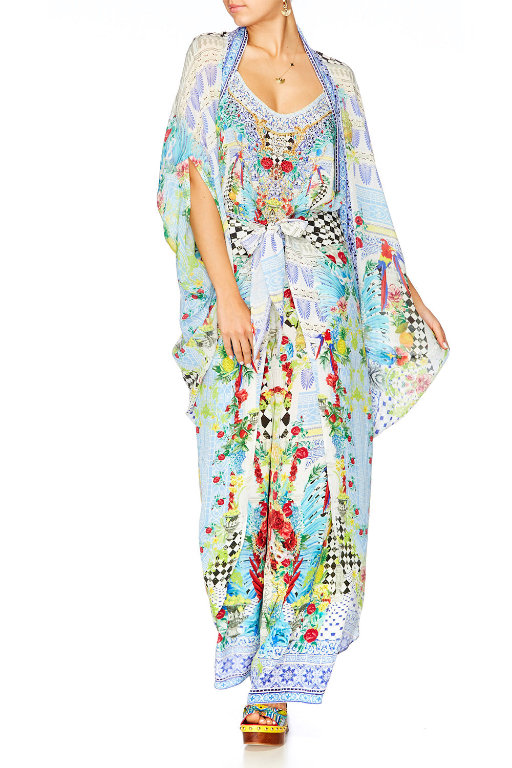 MASKING MADNESS T BACK SHOESTRING TOP