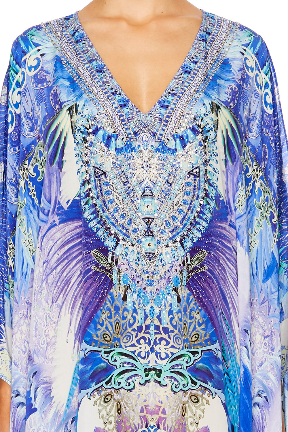 HEARTBEATS DRUMBEATS SPLIT FRONT & SLEEVE KAFTAN