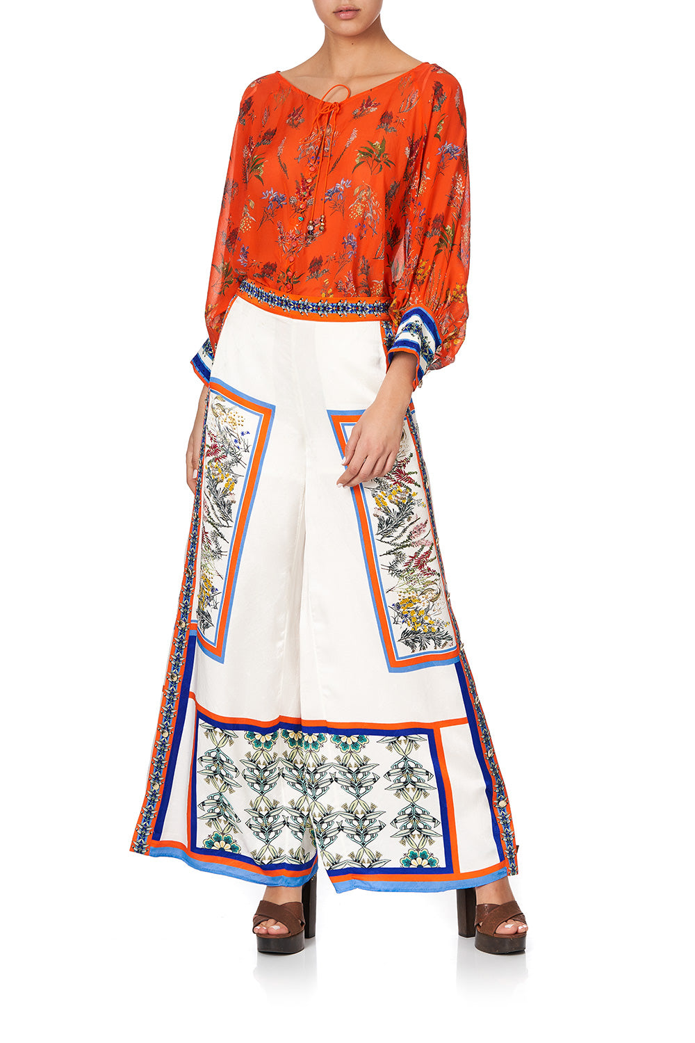 SIDE BUTTON UP PANT GONE COAST