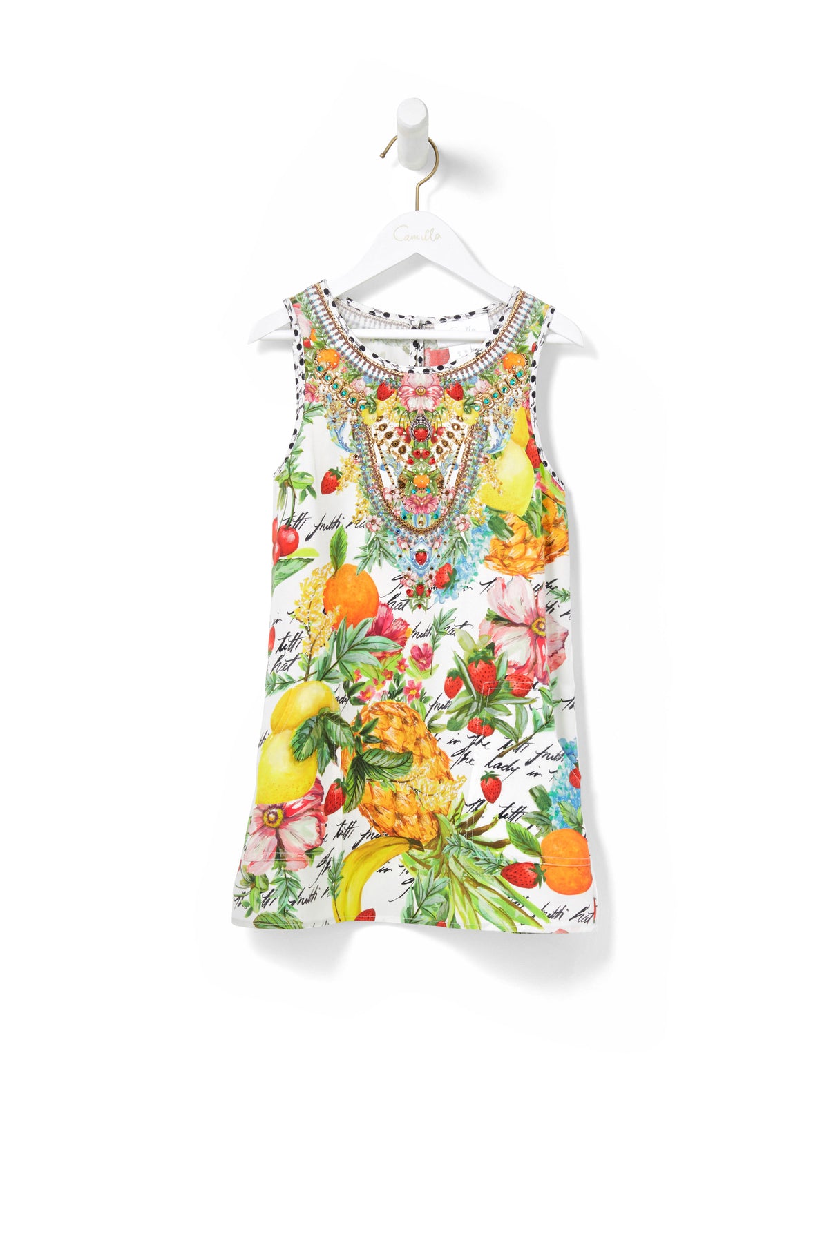 THERES NO PLACE LIKE RIO KIDS TANK DRESS