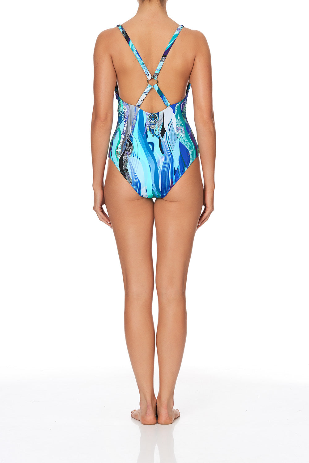 RING DETAIL PLUNGE ONE PIECE WATEGOS WANDERLUST