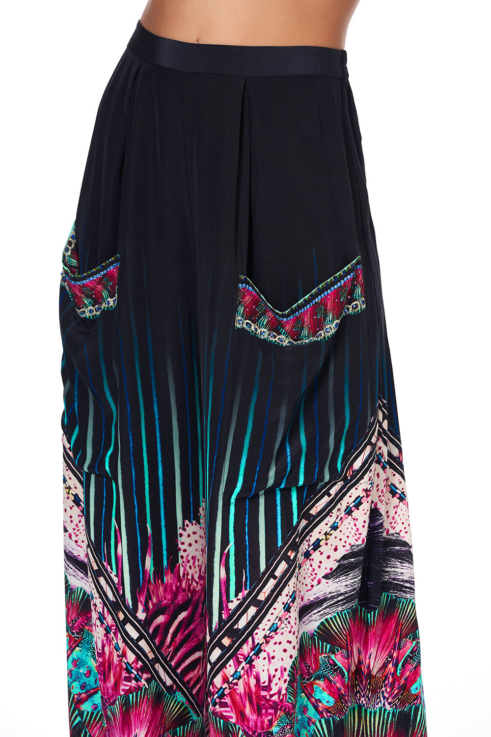 WIDE LEG TROUSER WITH FRONT POCKETS RAINBOW EYES