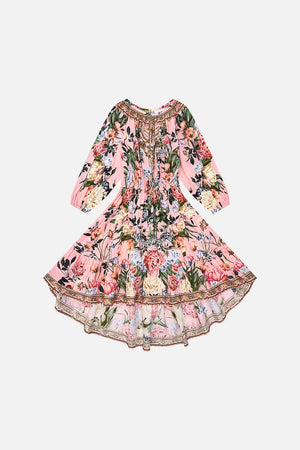 Milla By CAMILLA floral print kids blouson sleeve dress in Woodblock Wonder print