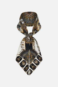 CAMILLA Skinny Neck Scarf in Temples of Dendara Print