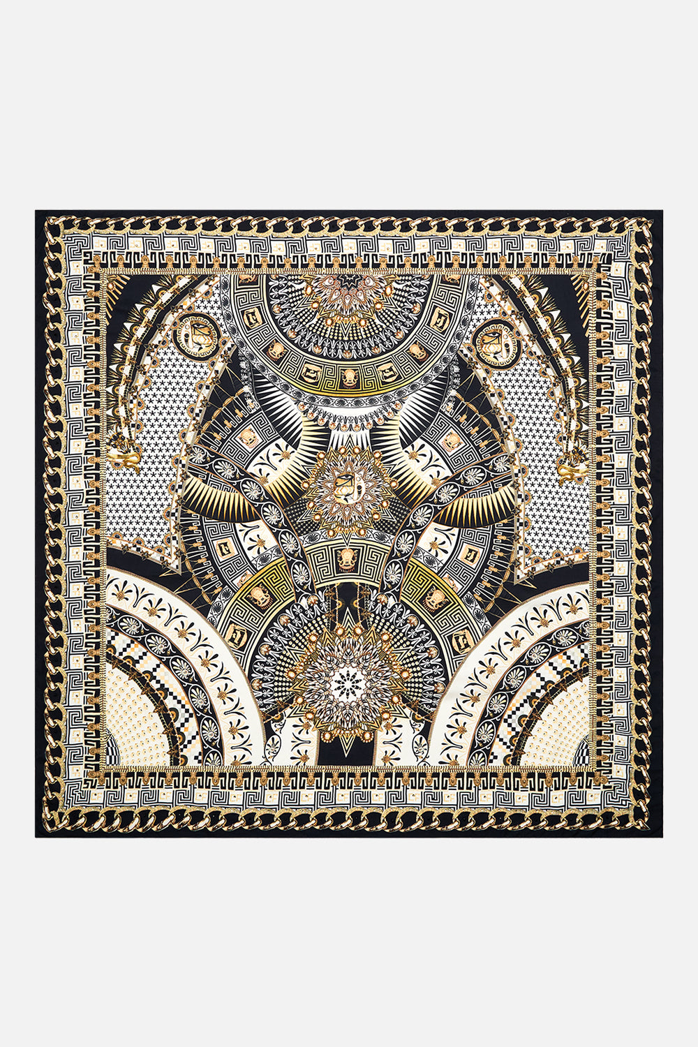 CAMILLA Large Square Scarf in Temples of Dendara Print