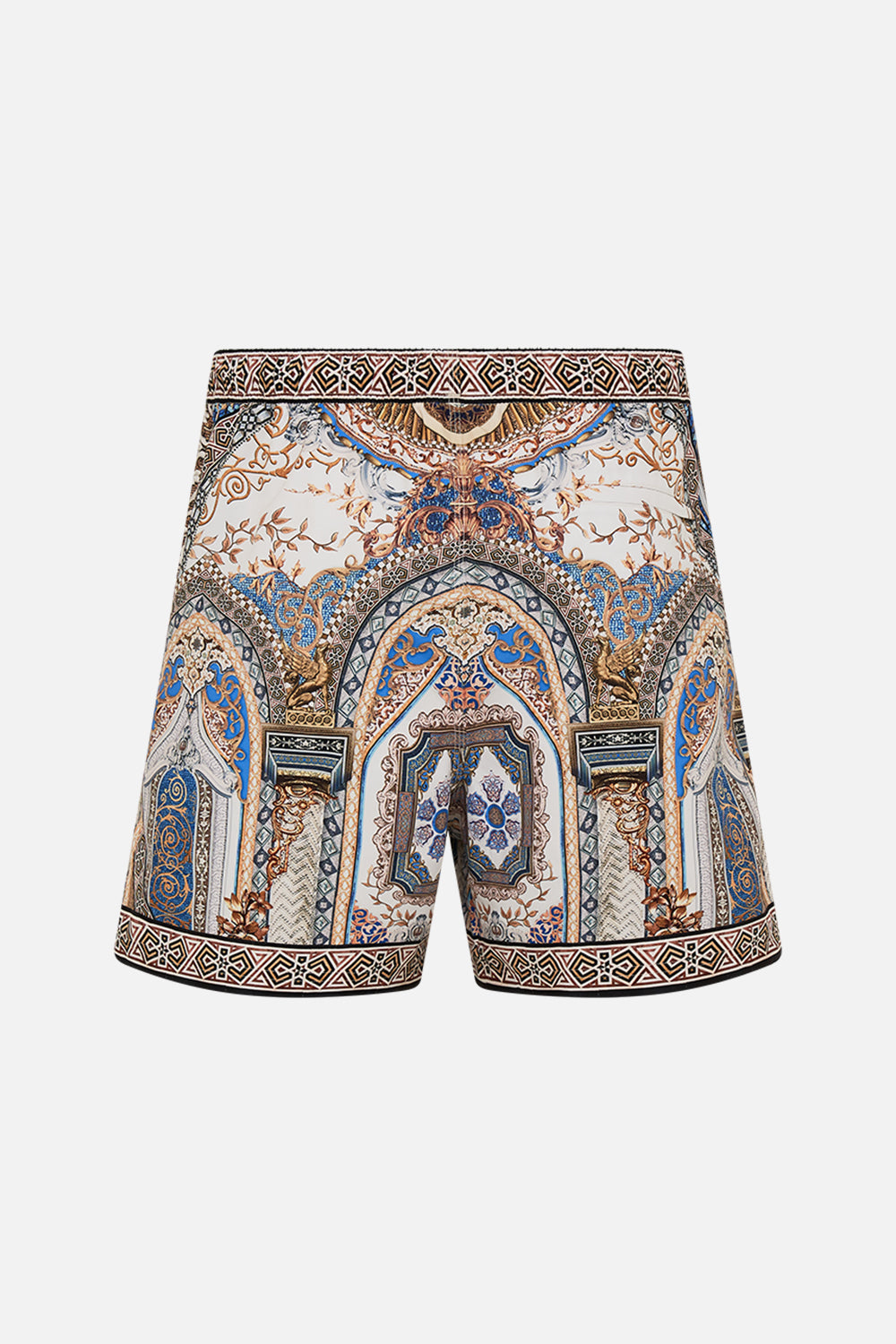 CAMILLA Mid-Length Boardshort in Make Me Your Mosaic Print