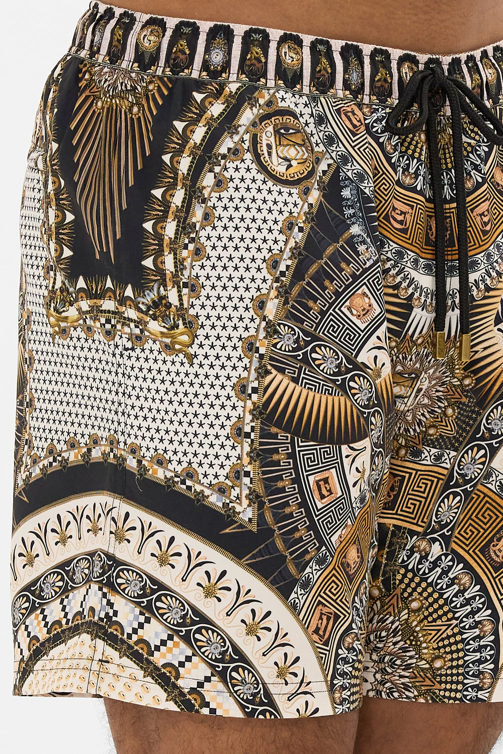 Hotell Franks By CAMILLA Mid Length Boardshort in Temples of Dendara Print