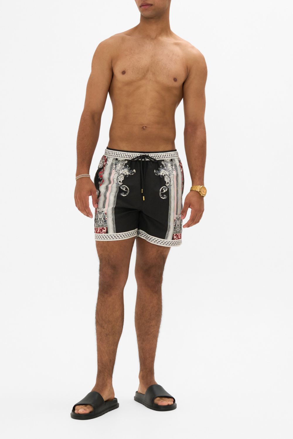CAMILLA Mid Length Boardshort in Mark Of Medusa print