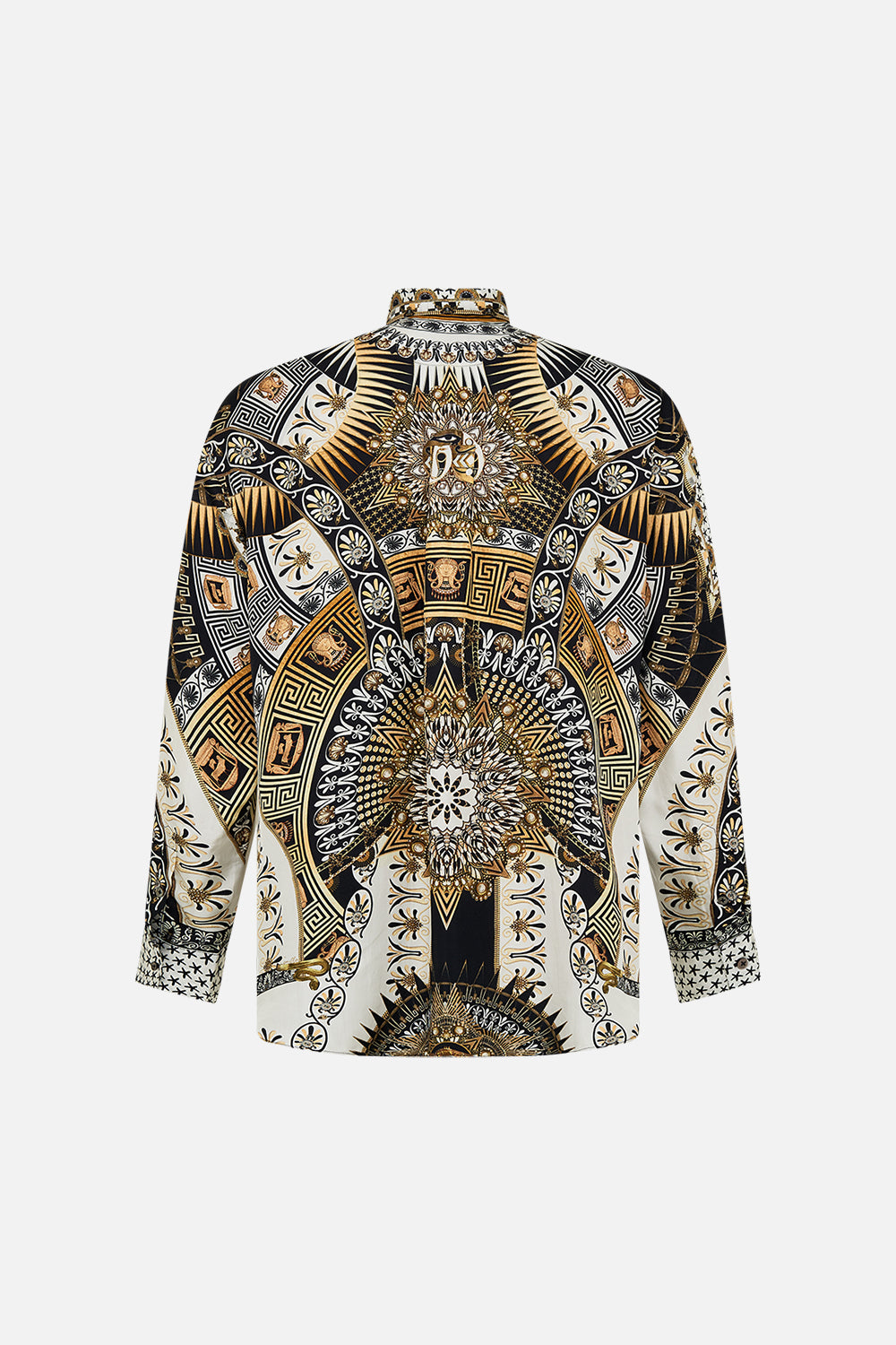 CAMILLA Oversized Shirt in Temples Of Dendara Print.