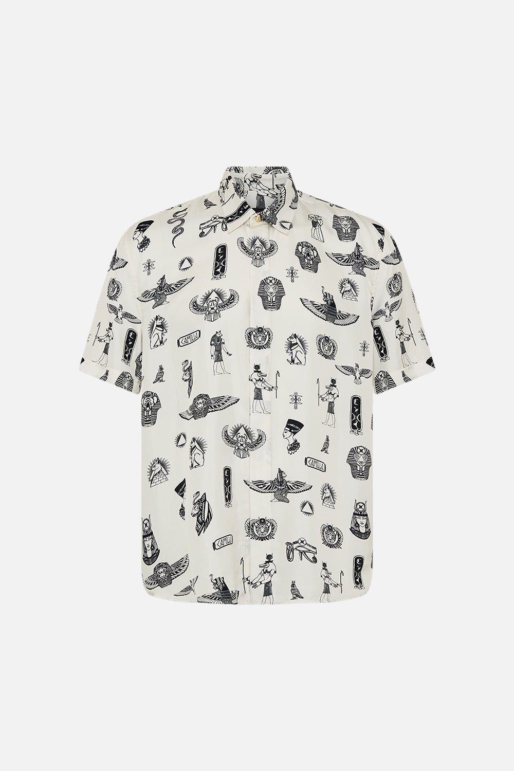 OVERSIZED BUTTON THROUGH SS SHIRT NUBIAN WONDERLAND