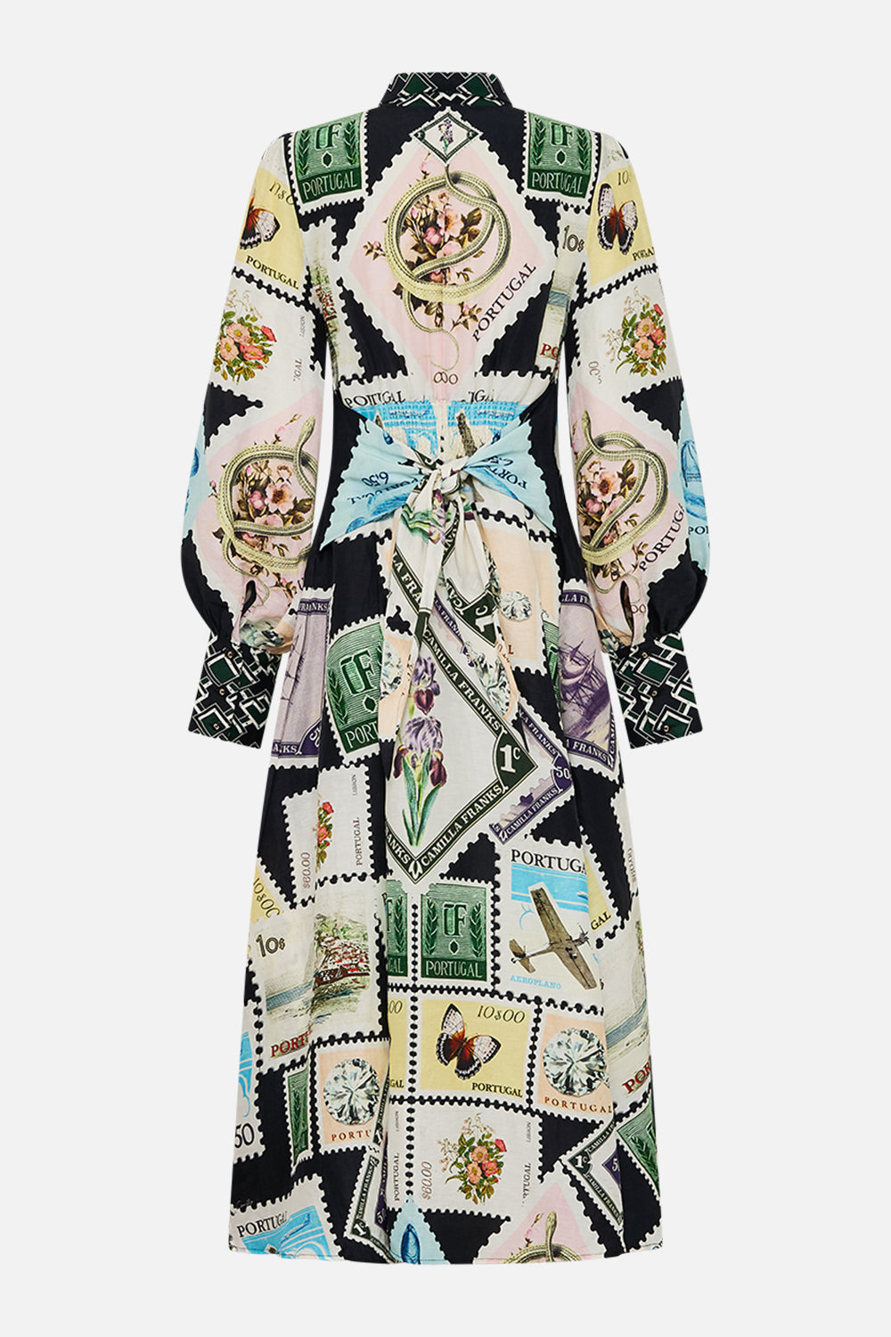 WAIST TIE SHIRT DRESS MY PORTO PEN PAL