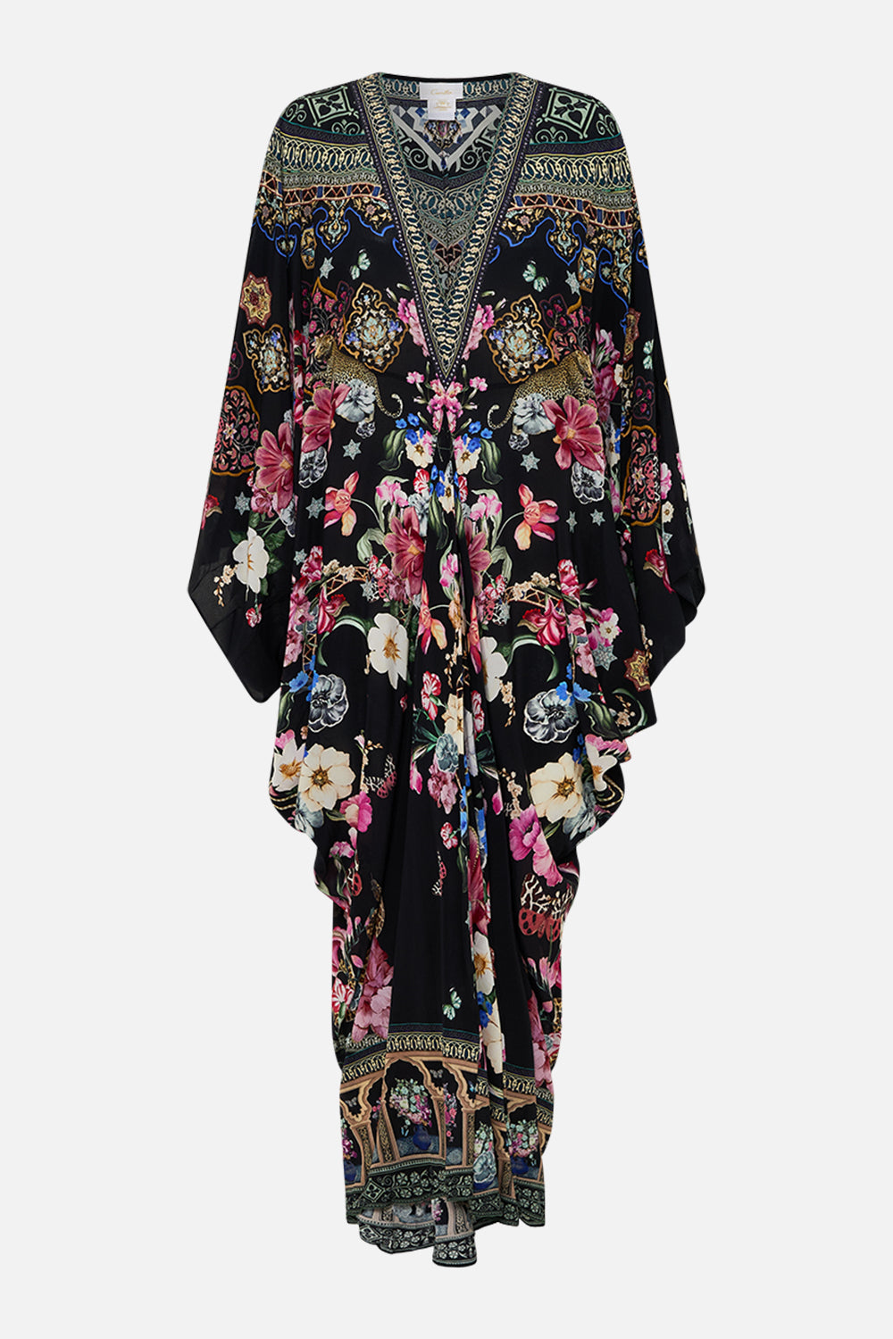 T SHAPE LONG KAFTAN MIDNIGHT IN MONSERRATE