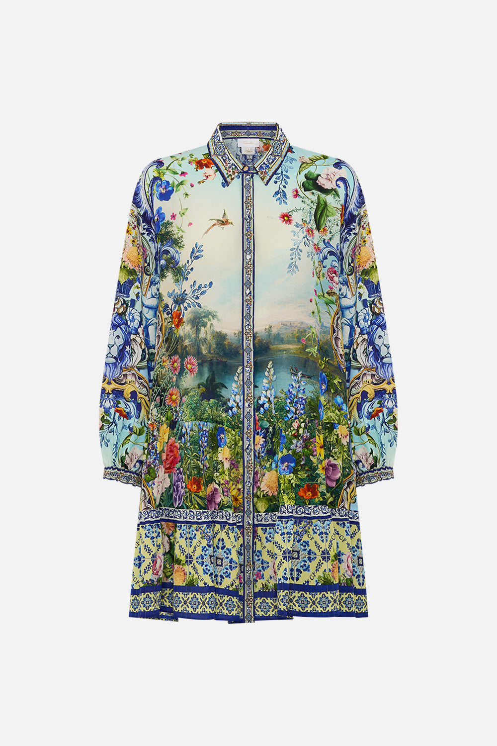 LONG SLEEVE TIERED SHORT DRESS WALL TO WALL WONDERS