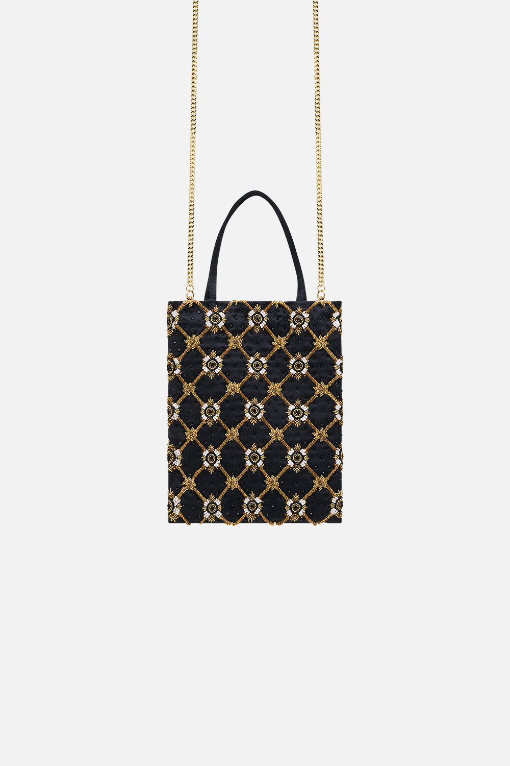 EMBELLISHED MINI TOTE MONARCHY MANIA