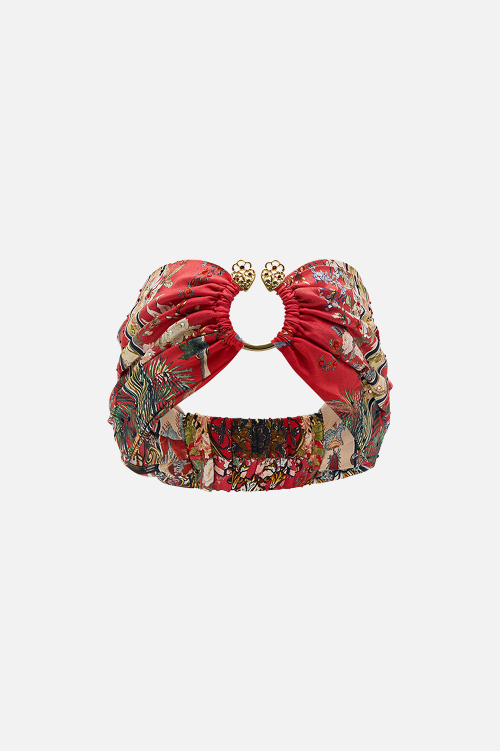 CAMILLA Ring Headband in Lisboa Luxe print