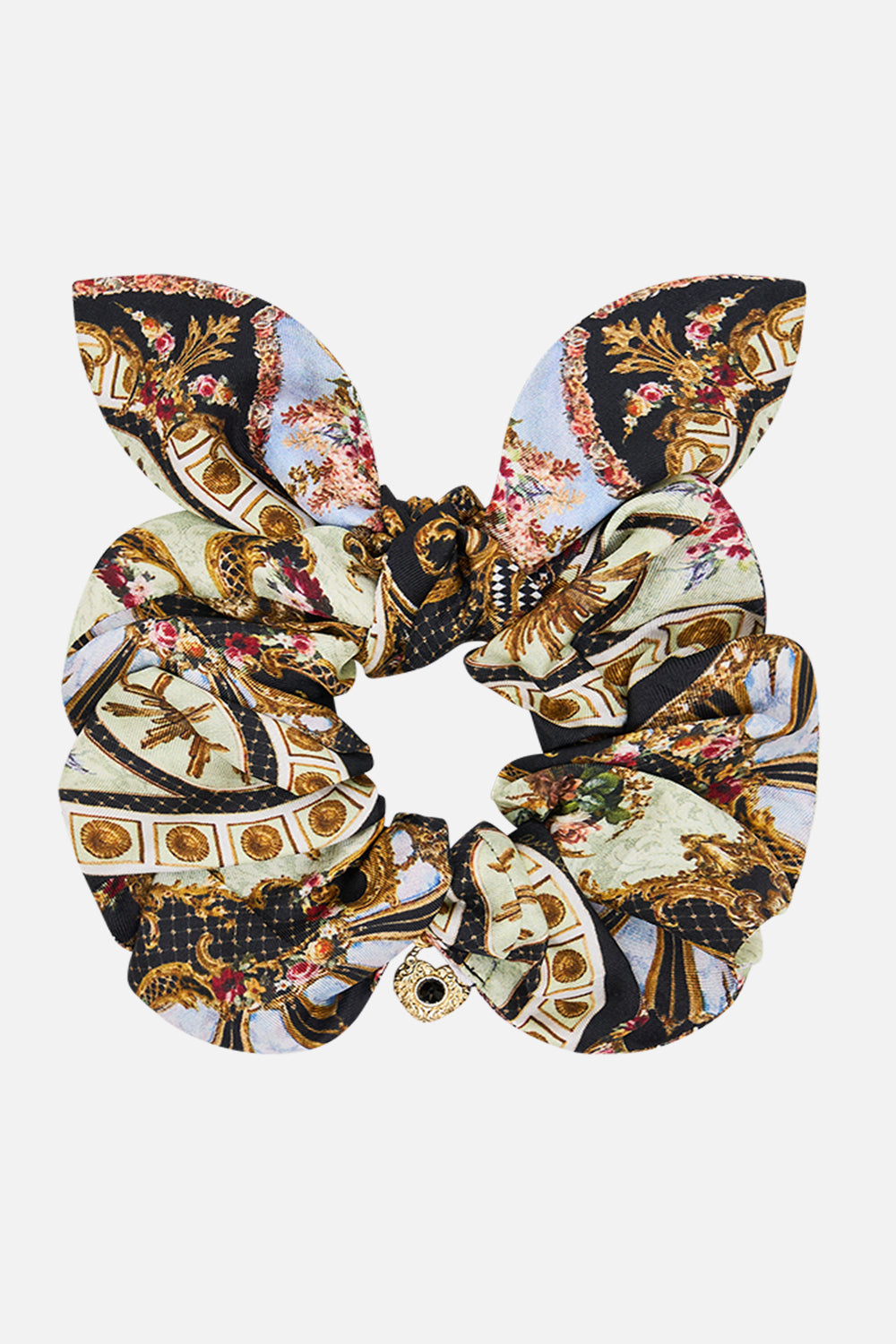 SCRUNCHIE WITH TRINKET MONARCHY MANIA