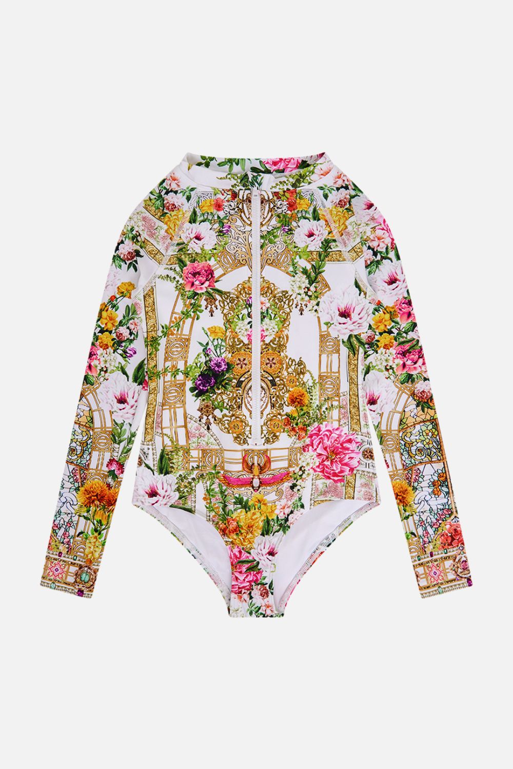 Milla By CAMILLA Kids paddlesuit in Egyptian rose print.