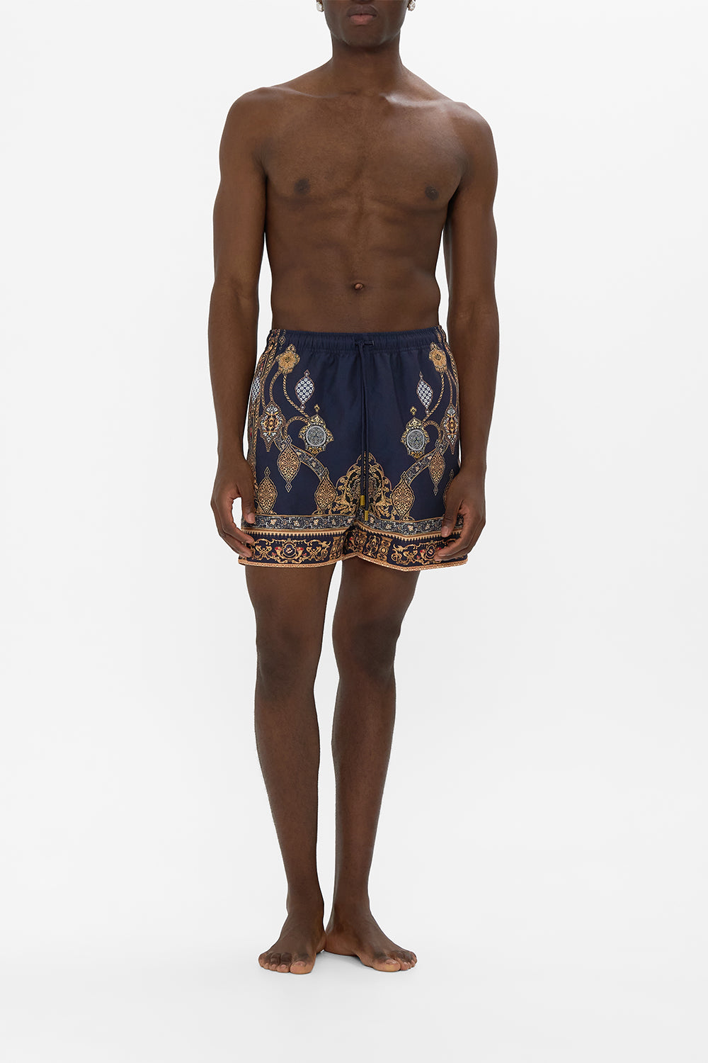 The CAMILLA MID LENGTH BOARDSHORT WITH ELASTIC WAIST THE IMPERIAL GATETHE IMPERIAL GATE