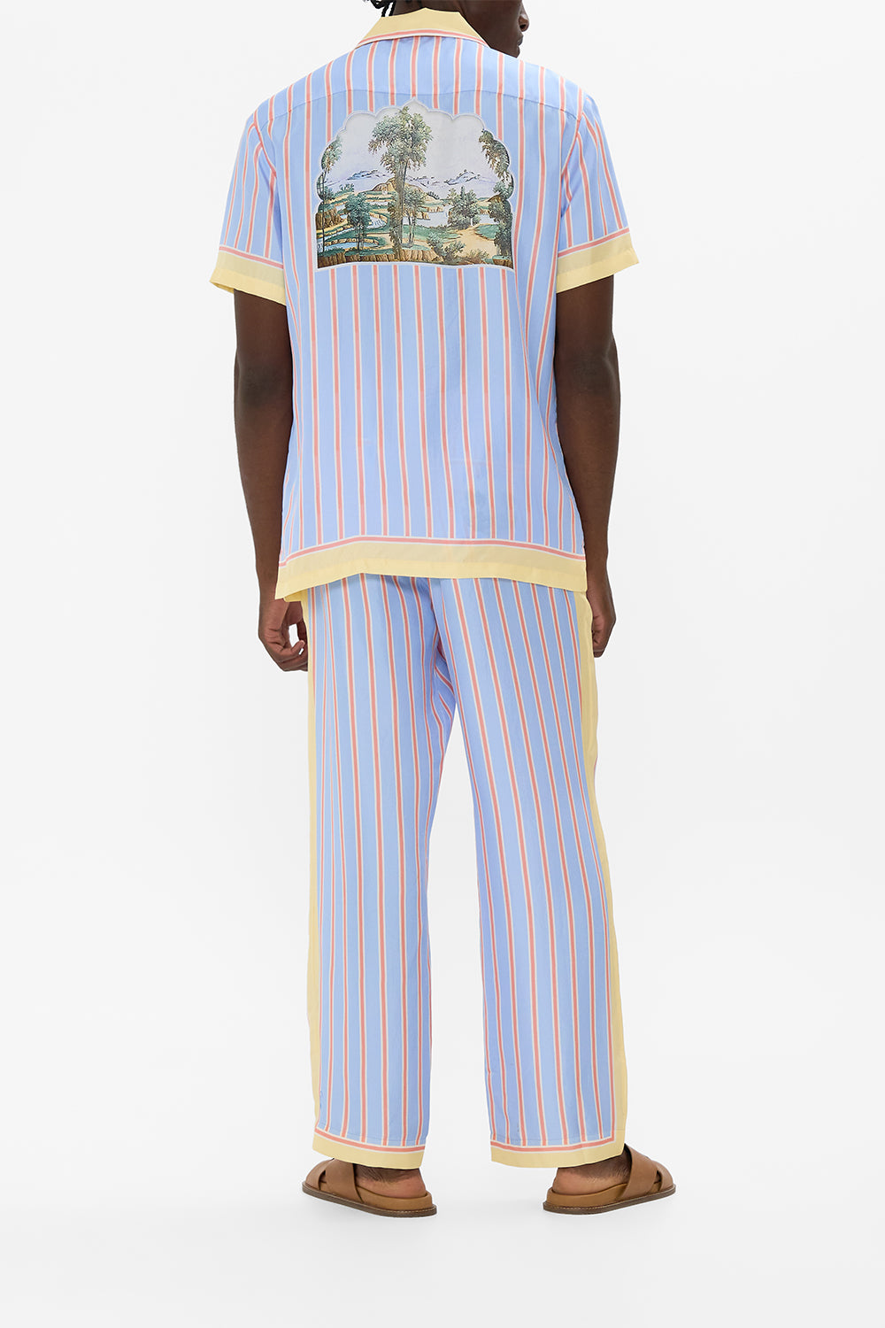 The CAMILLA LOUNGE PANT WITH ELASTIC WAIST BOTANICAL BALLADS