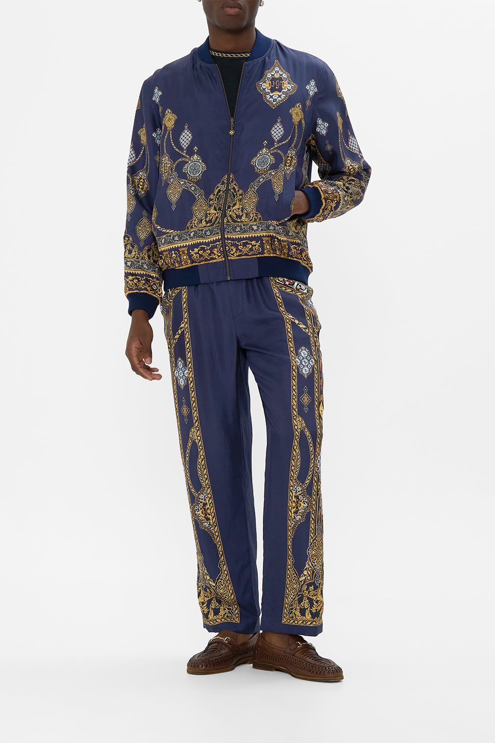 REVERSIBLE ZIP THROUGH BOMBER JACKET THE IMPERIAL GATE