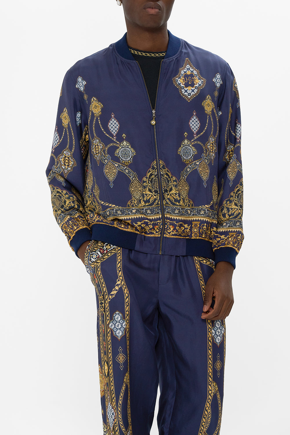 The CAMILLA REVERSIBLE ZIP THROUGH BOMBER JACKET THE IMPERIAL GATE