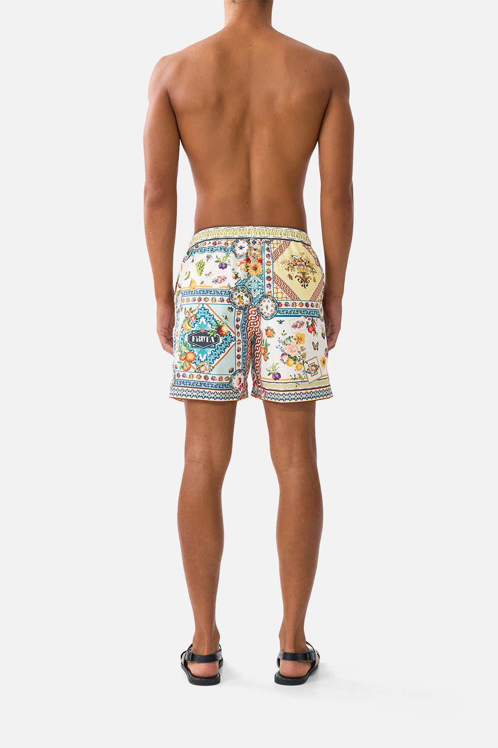 MID LENGTH BOARDSHORT WITH ELASTIC WAIST VIVA VALENCIA