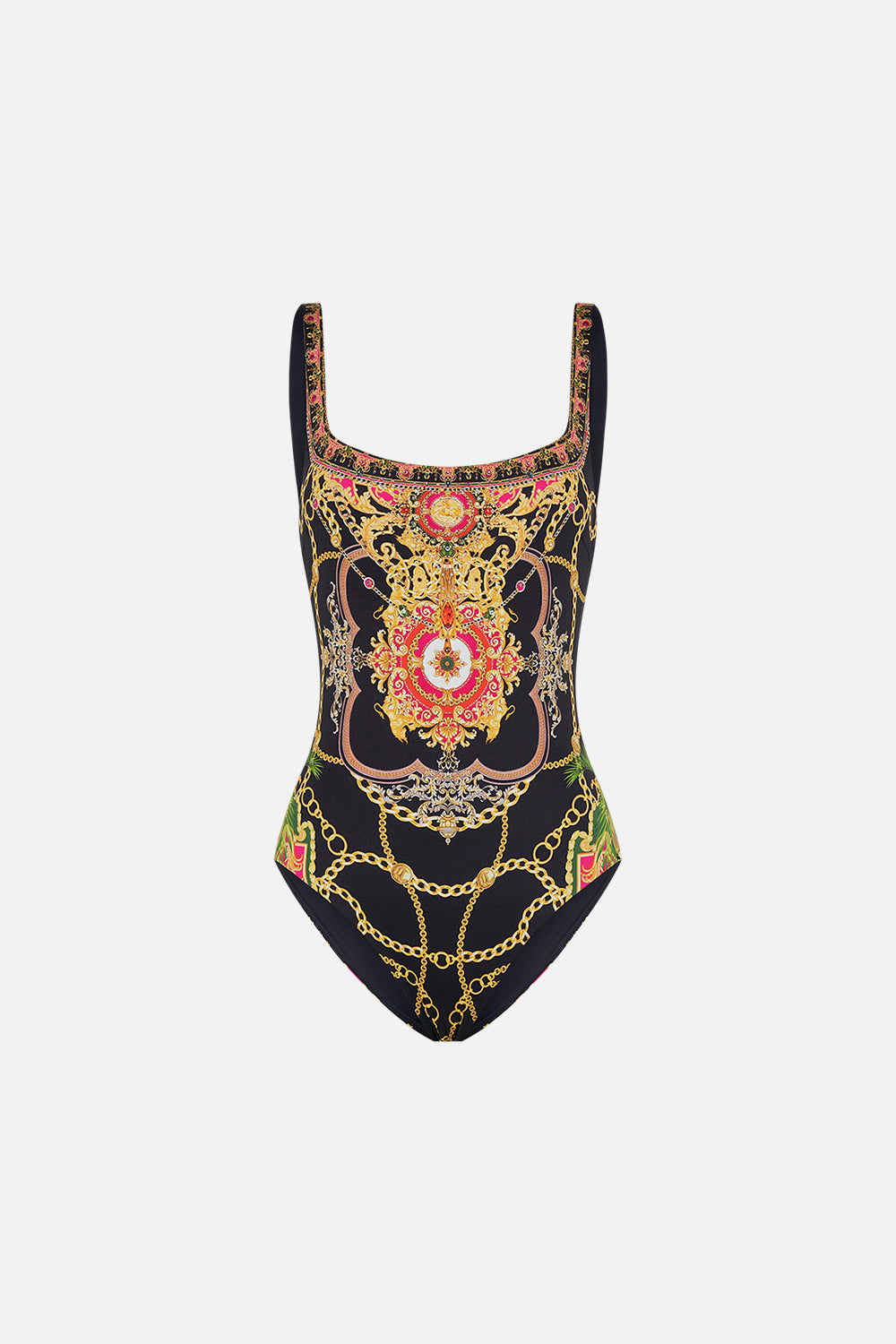 UNDERWIRE  SQUARE NECK ONE PIECE JEALOUSY AND JEWELS