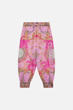 Product view of MILLA By Camilla kids track pant in Tiptoe The Tightrope print