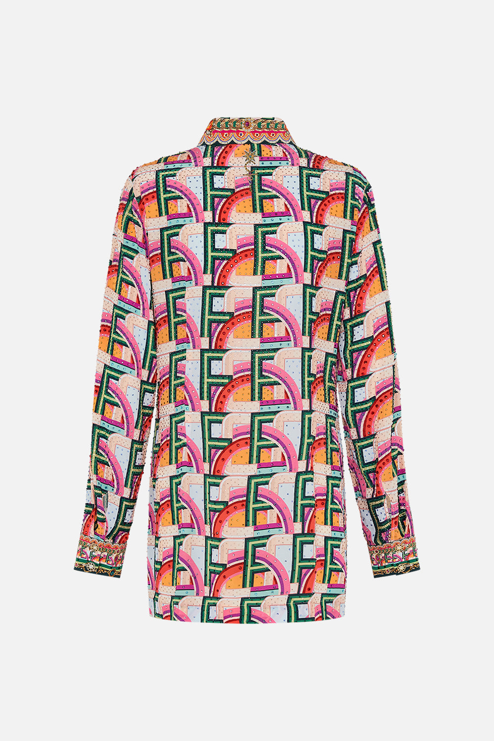 The CAMILLA LONG SLEEVE TUNIC DRESS AN ITALIAN WELCOME