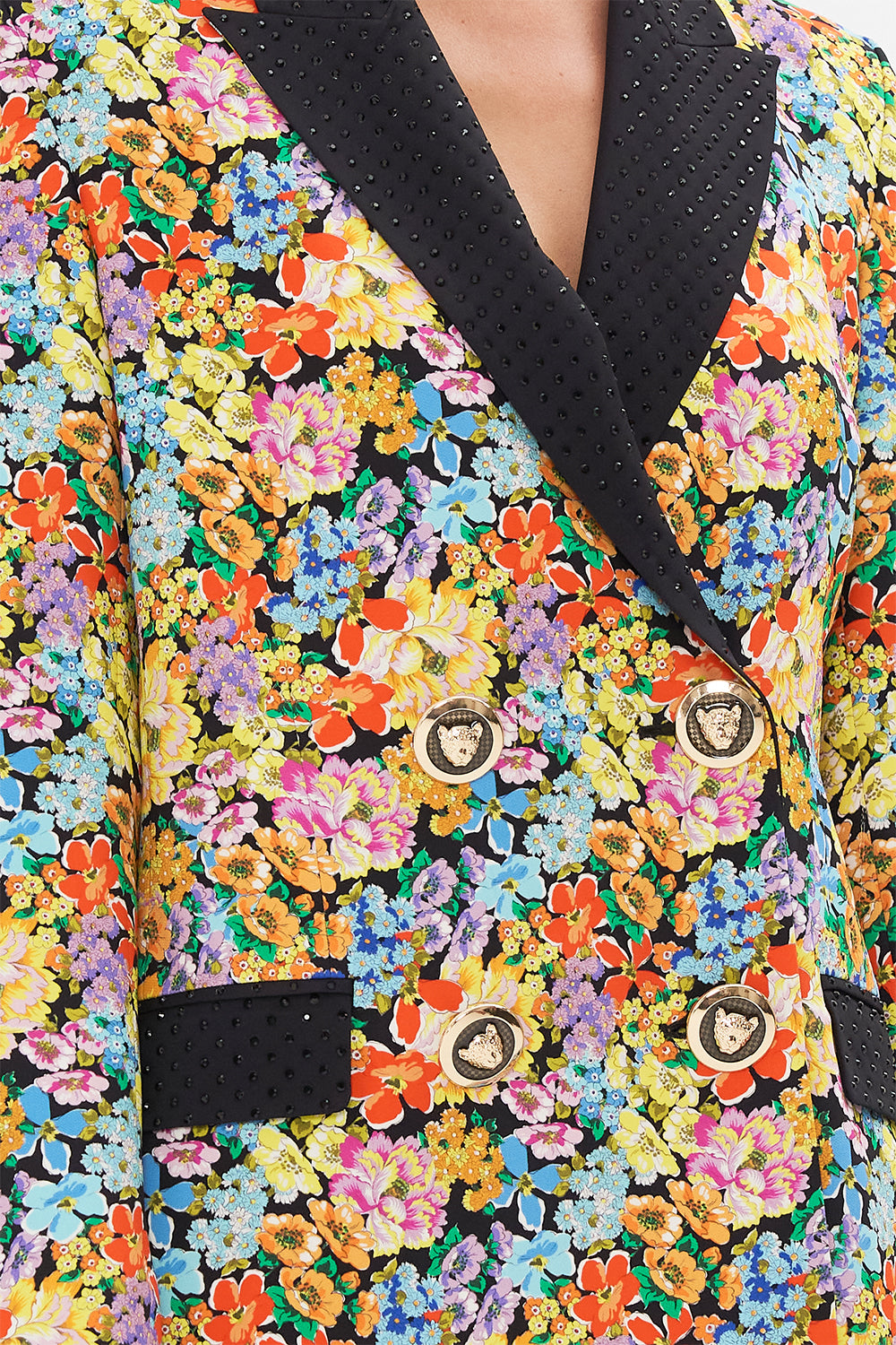 The CAMILLA TAILORED DOUBLE BREASTED JACKET SUNDOWNERS IN SICILY