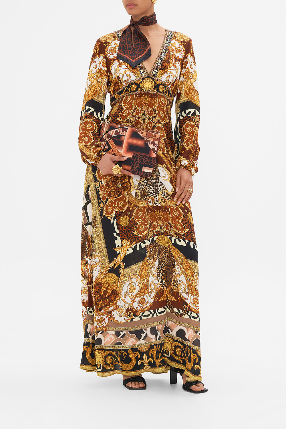 SMALL CANVAS CLUTCH FEELING FRESCO