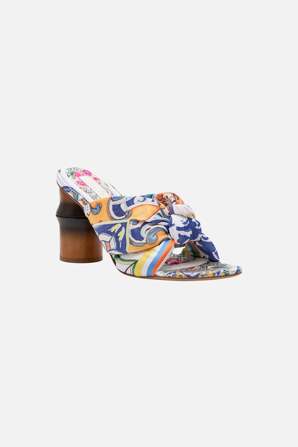AUDREY KNOTTED MID HEEL AMALFI AMORE