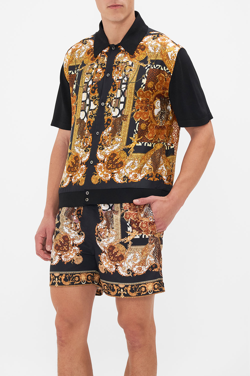 MEN'S KNIT SLEEVE SHIRT FEELING FRESCO