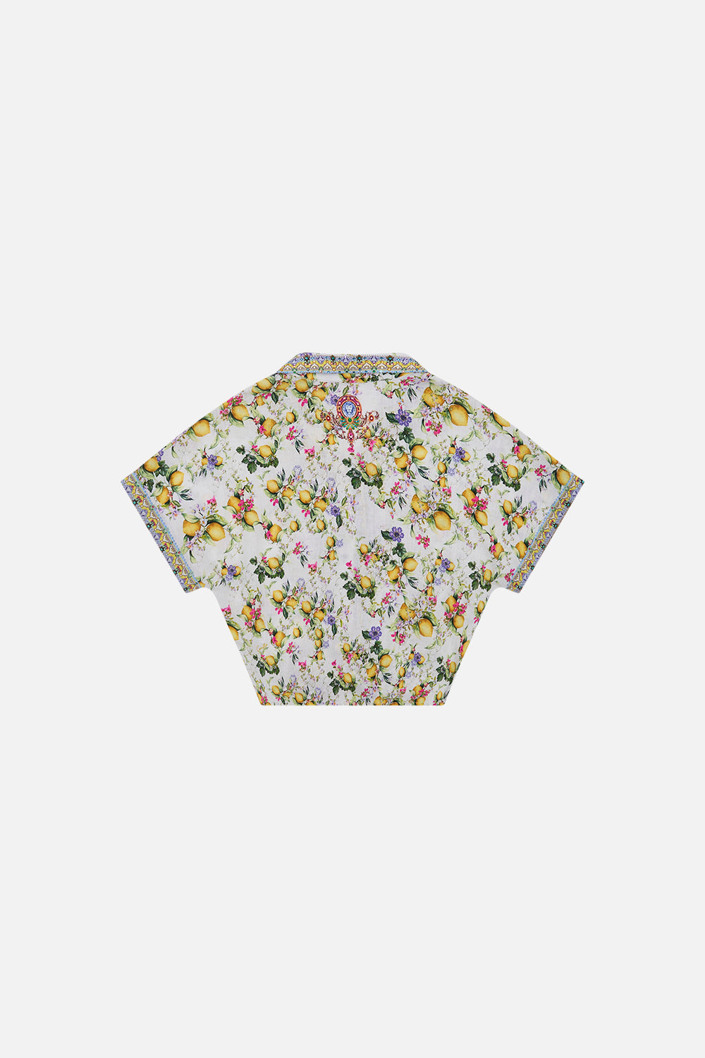 KIDS CROP TIE FRONT SHIRT 12-14 CATERINA SPRITZ