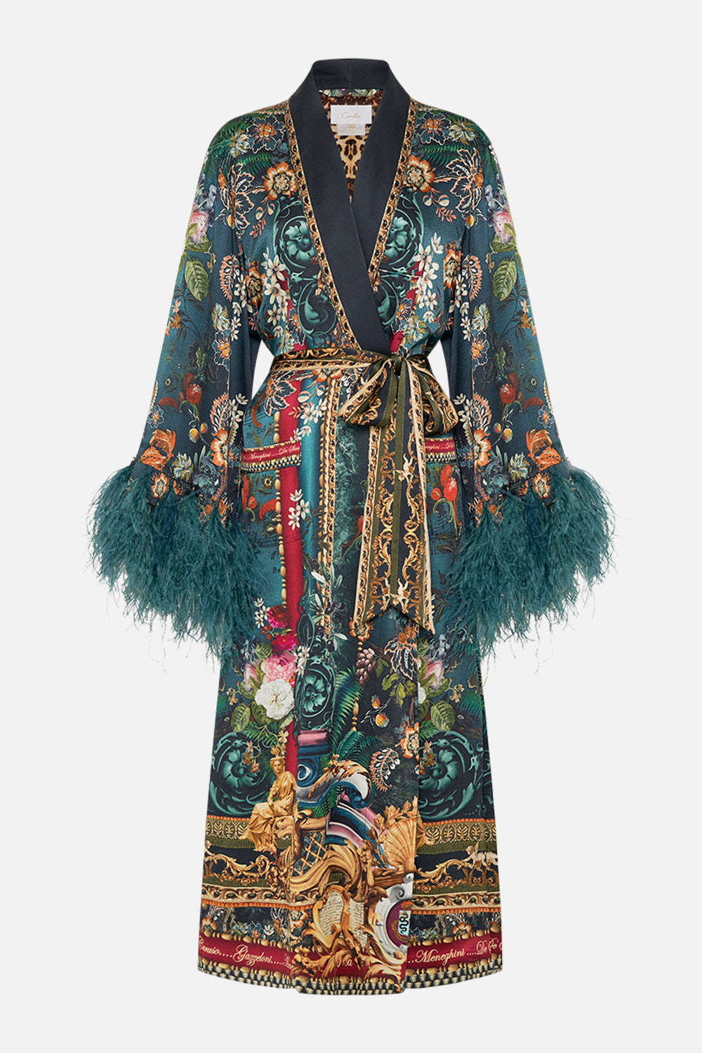 LONG ROBE WITH FLARED SLEEVE VERDIS WORLD