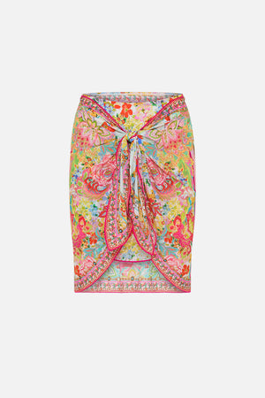 Product view of CAMILLA resortwear short sarong in An Italian Welcome print