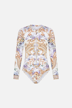 Product view of CAMILLA womens paddlesuit in Palazzo Playdate print 