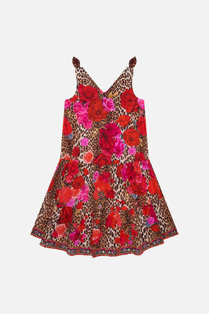 Product view of Milla By CAMILLA kids floral dress with bows in Heart Like A Wildflower print